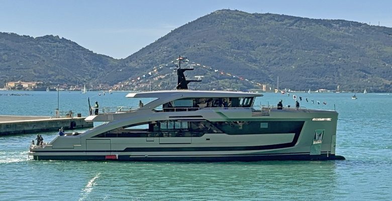 yacht Matilde 7 launch, Antonini Navi Seamore 34