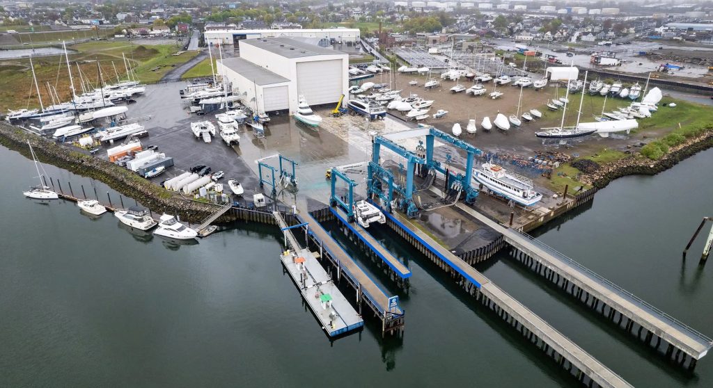 Hornblower Marine Yachts at Steelpointe Shipyard by Hornblower