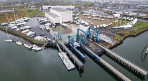Hornblower Marine Yachts at Steelpointe Shipyard by Hornblower