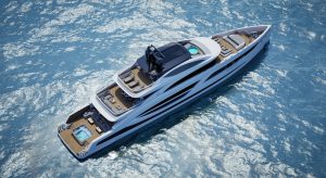 Lazzara LMY 165 yacht aerial