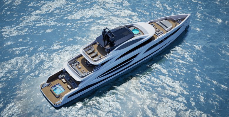 Lazzara LMY 165 yacht aerial