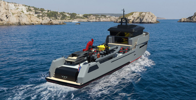 Lynx Yachts XYT 34 yacht hull 1