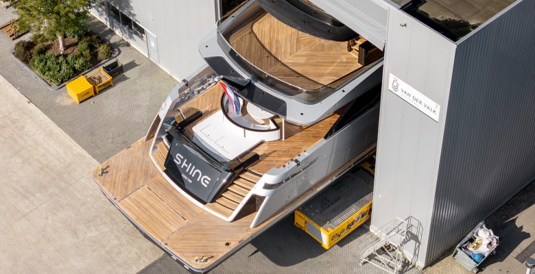 Van der Valk launches yacht Shine