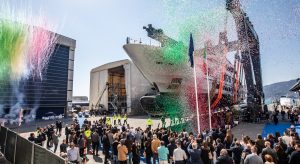 first Baglietto T60 yacht launch