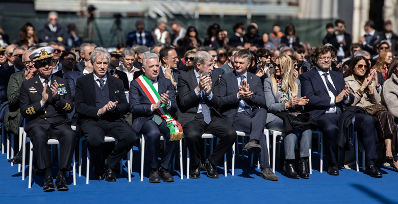 first Baglietto T60 yacht launch ceremony