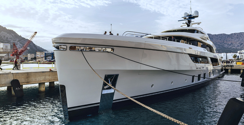 launch of yacht Serenity II