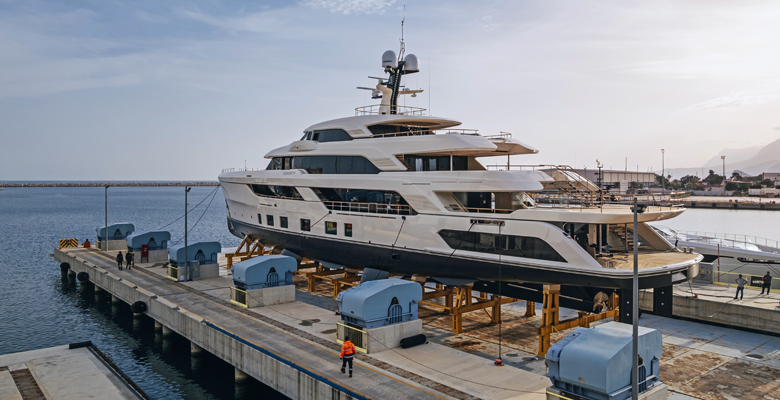 Alia Yachts launch of yacht Serenity II