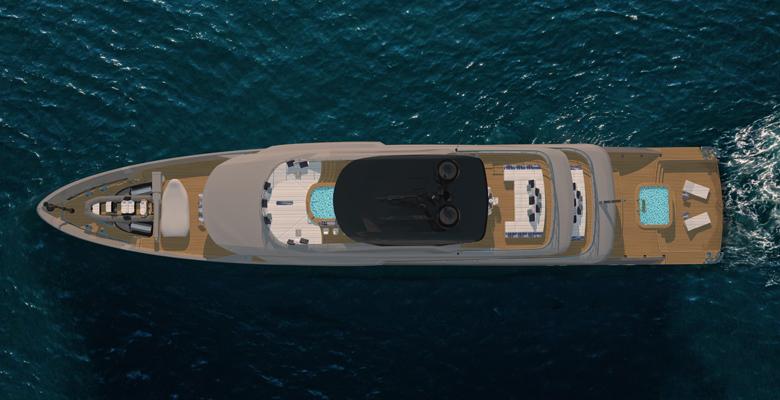 Bilgin NB90 yacht, 53 meters