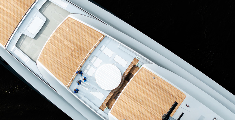 Feadship yacht Project 826 launch