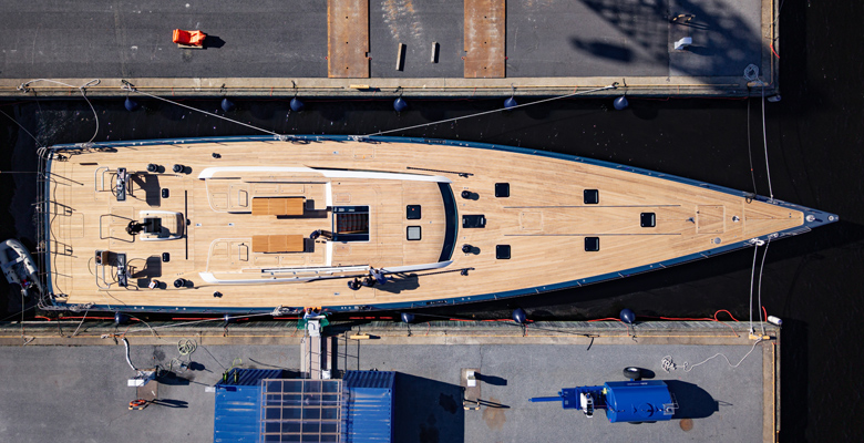 Nautor Swan yacht Raijin launch