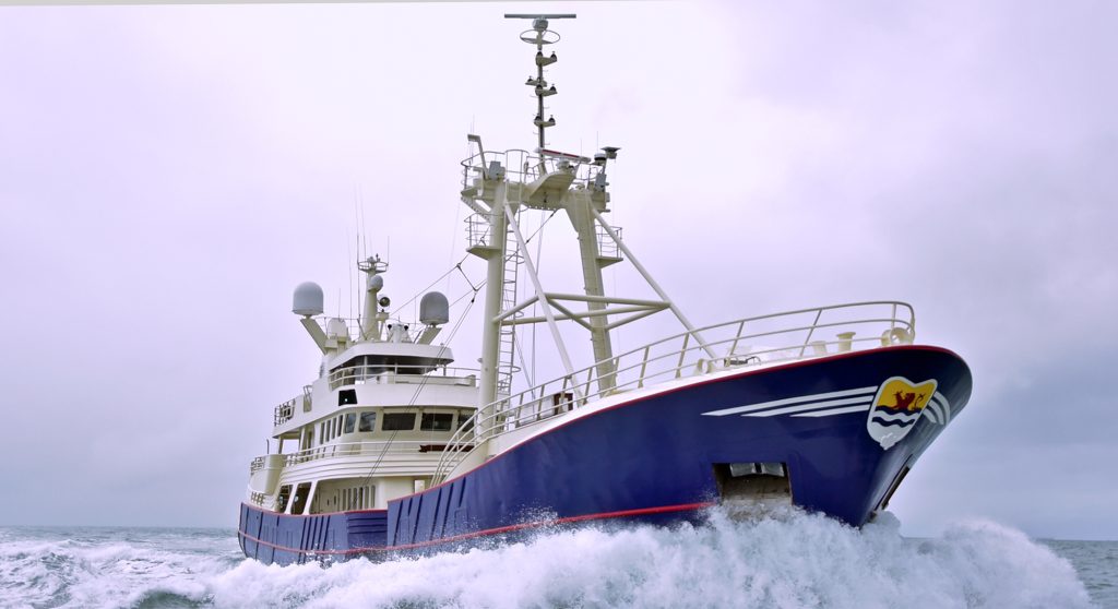 Erik Vonk and his yacht Scintilla Maris