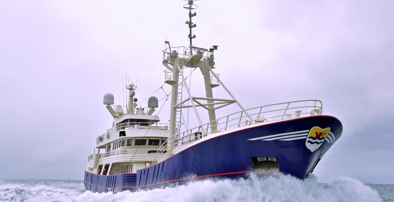 Erik Vonk and his yacht Scintilla Maris