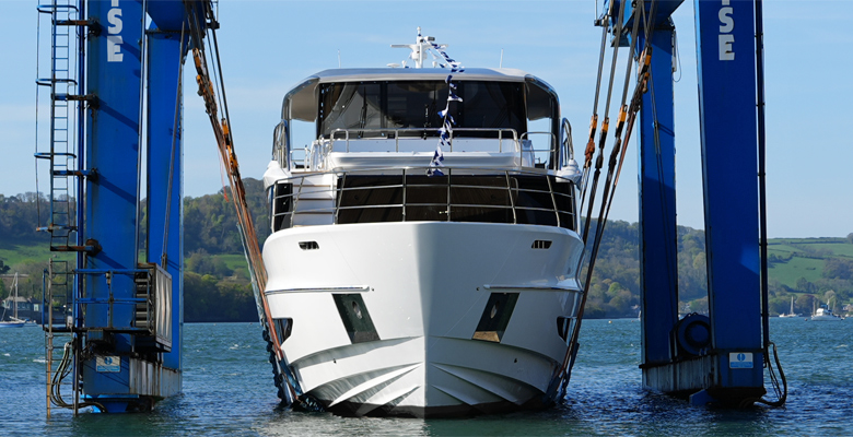 first Princess X90 yacht launch