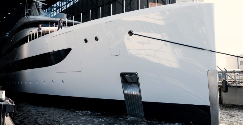 Feadship yacht Milky Way launch