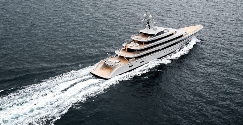 Lurssen yacht Nixie sea trials