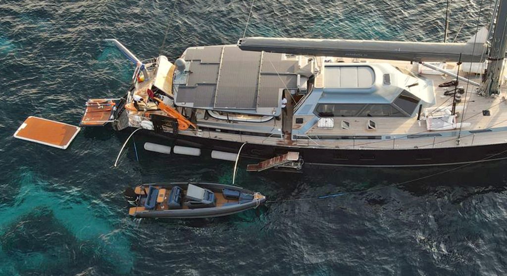 M5 with Iron Boats tender