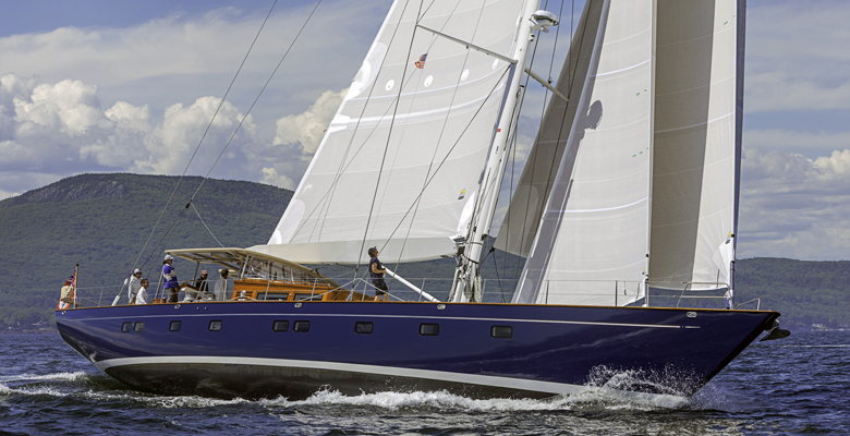 sailing yacht Ouzel in Maine, Penobscott Bay