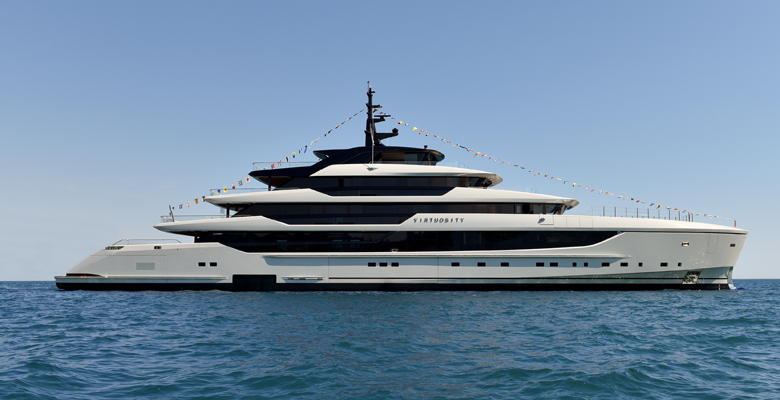 Sanlorenzo yacht Virtuosity, 74 Steel hull 2