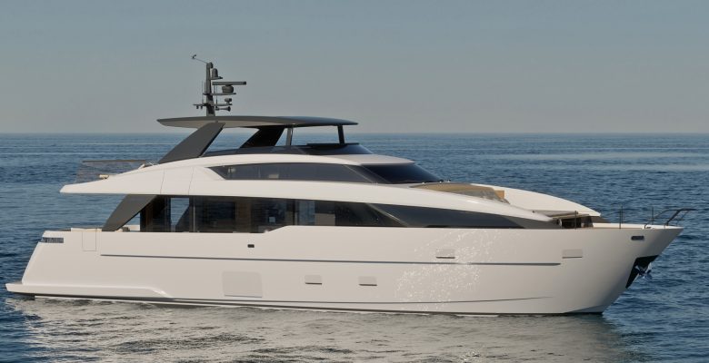 Sanlorenzo SL80A yacht side profile