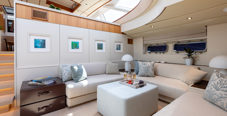 Abeking yacht 4K interior refresh by Nauta Design