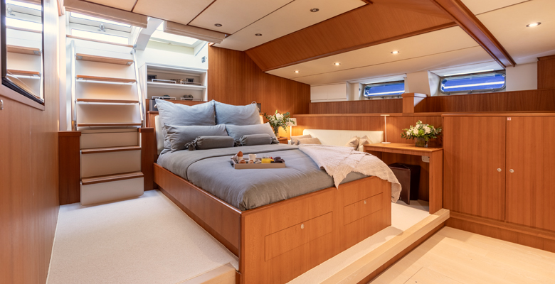 Abeking yacht 4K interior refresh by Nauta Design
