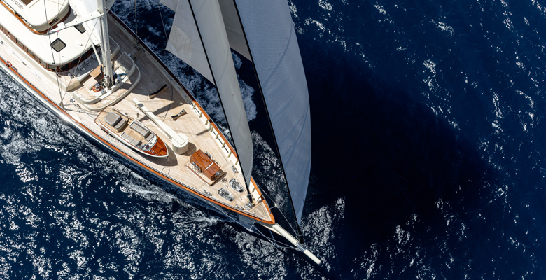 yacht Simena tender deck