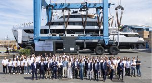 Azimut Grande 44M yacht launch