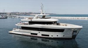 Cantiere delle Marche yacht Ammonite launch