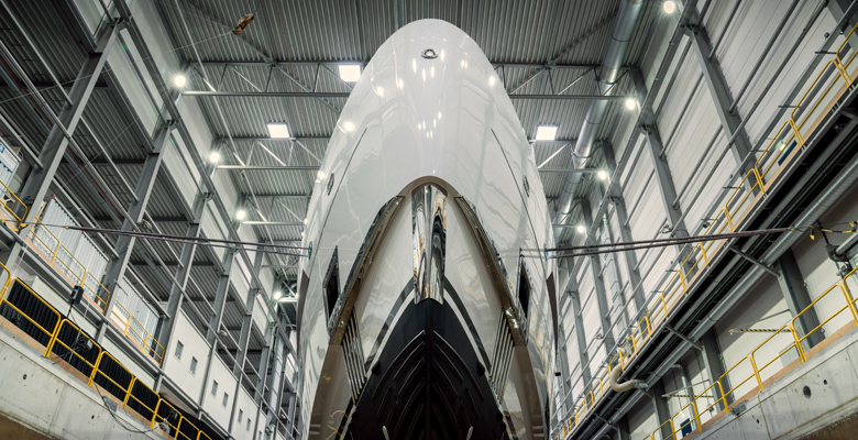 yacht Project Setteesettanta at Heesen Yachts