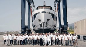 Arcadia A80 yacht hull 3