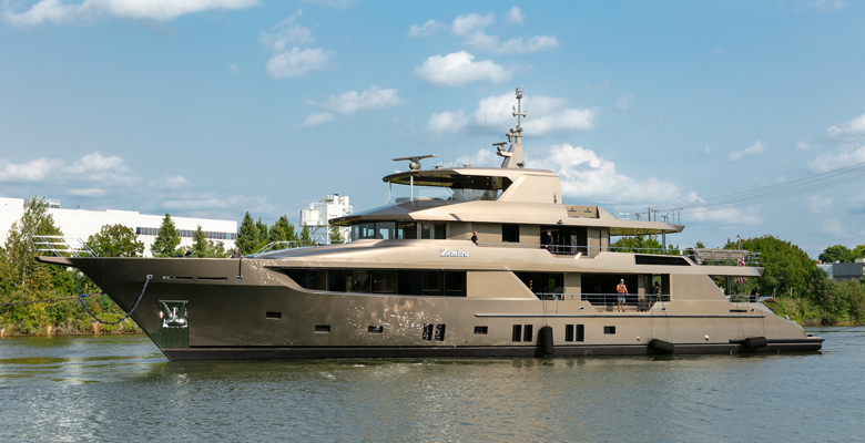 yacht Zembra launch Delta Marine