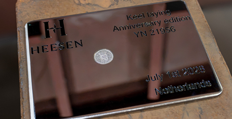 Yacht Project Kansei keel laying ceremony