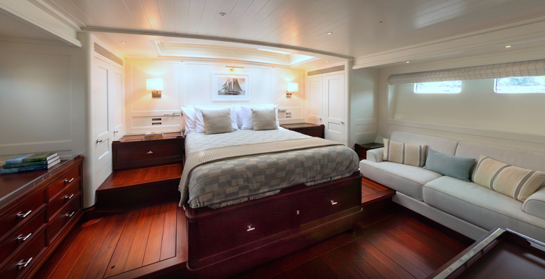 sailing yacht Ouzel stateroom