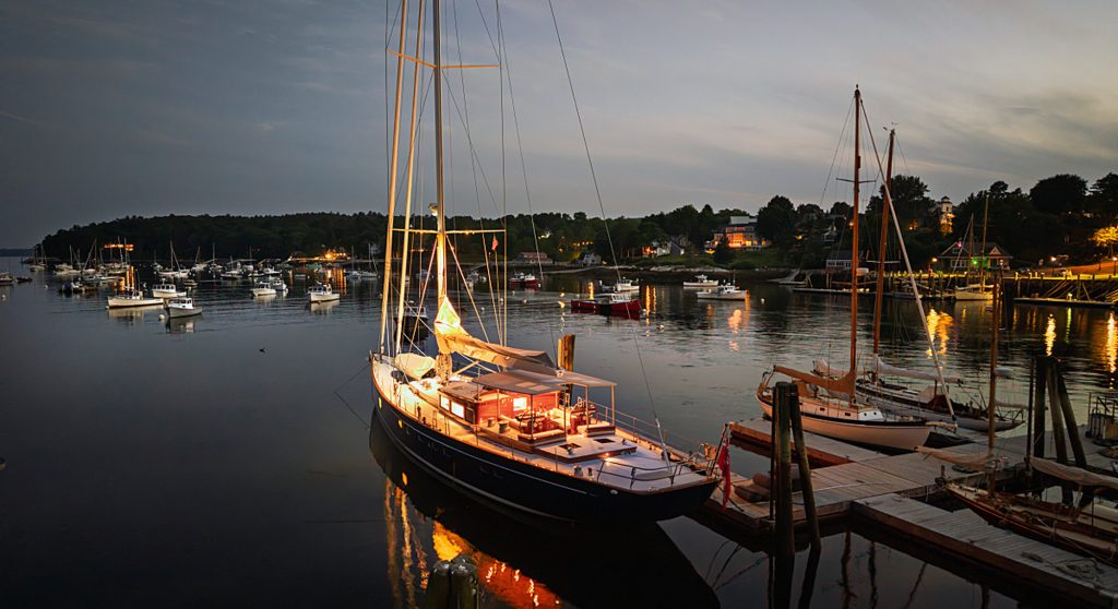 sailing yacht Ouzel in Maine