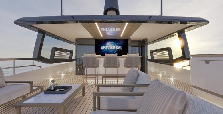 Bering 130 yacht explorer flying bridge