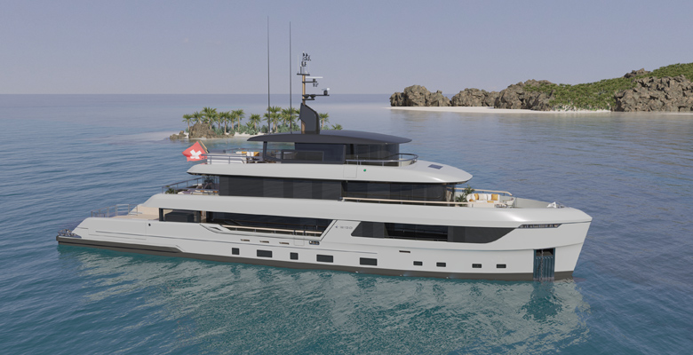 Bering 130 yacht explorer
