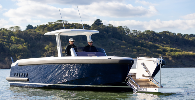Compass Tenders beach landing craft for yacht Angelique