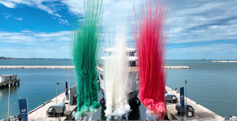 yacht Belita launch ISA Yachts