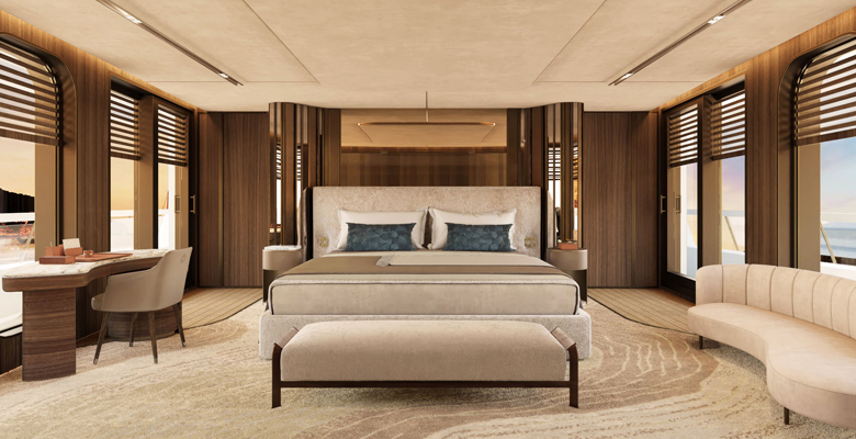Maiora Supernova 50 yacht Elie Saab interior