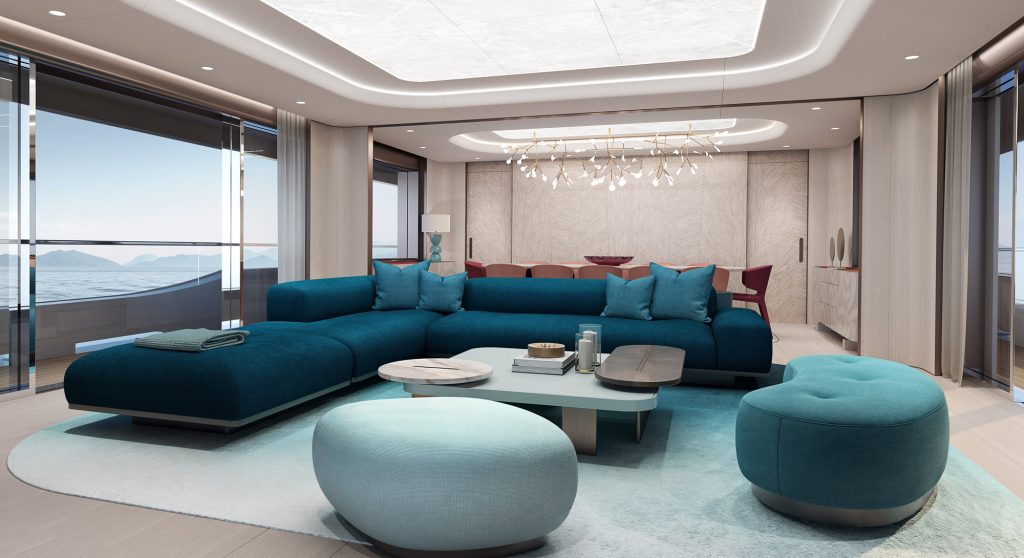 yacht Project OXO saloon
