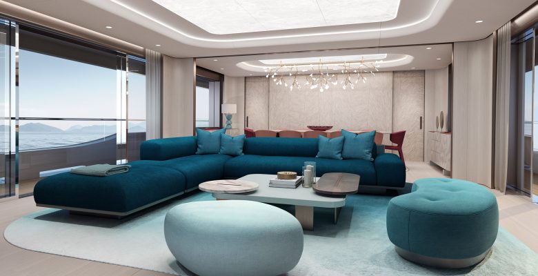 yacht Project OXO saloon