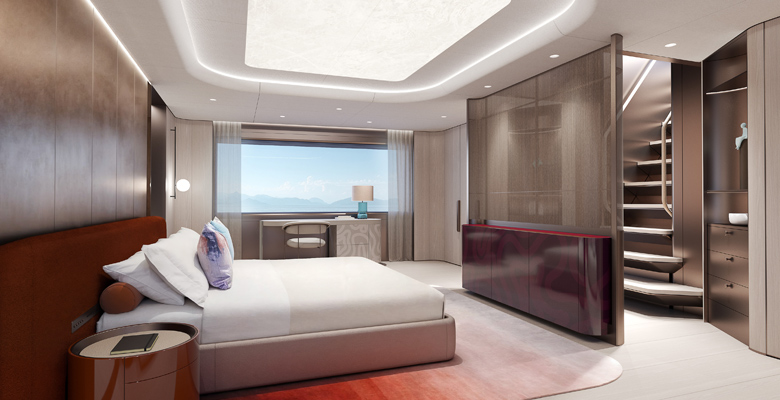 master suite yacht Project OXO