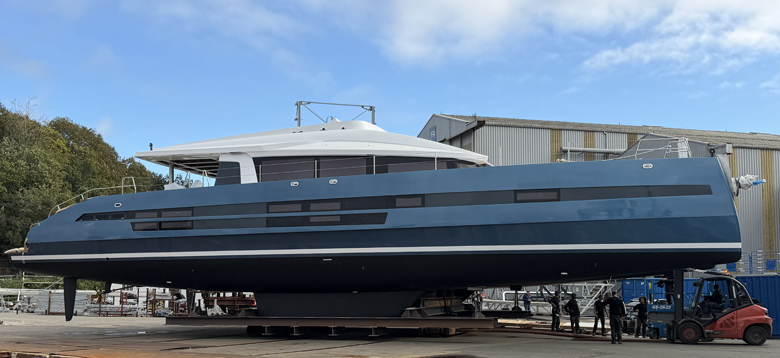 JFA Yachts Long Island 87 yacht launch