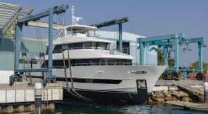 Nomad 101 yacht launch