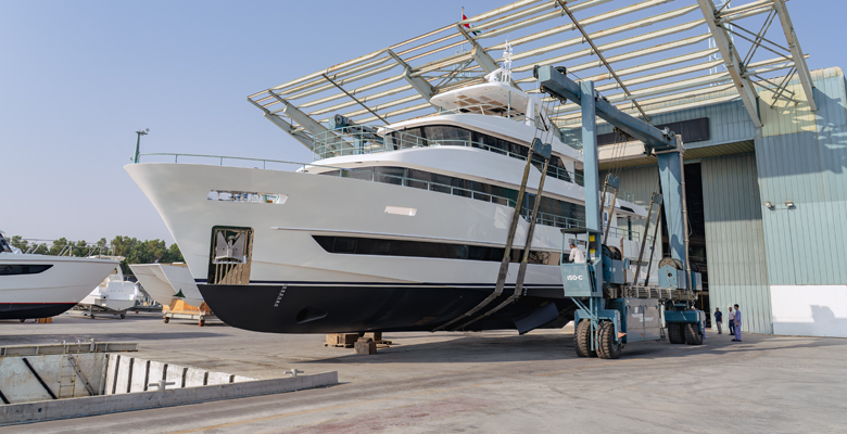 Nomad 101 yacht launch