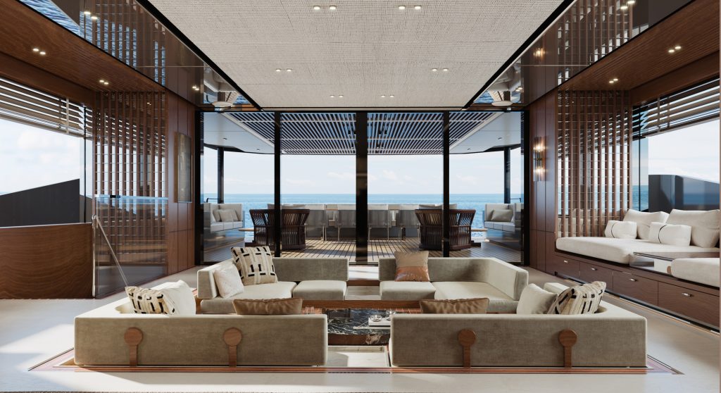 yacht Maai sunken saloon