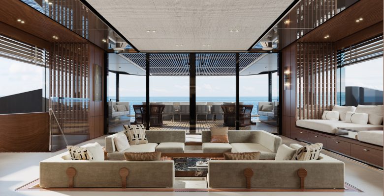 yacht Maai sunken saloon