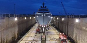 Savannah Yacht Center shiplift - Safe Harbor Marinas